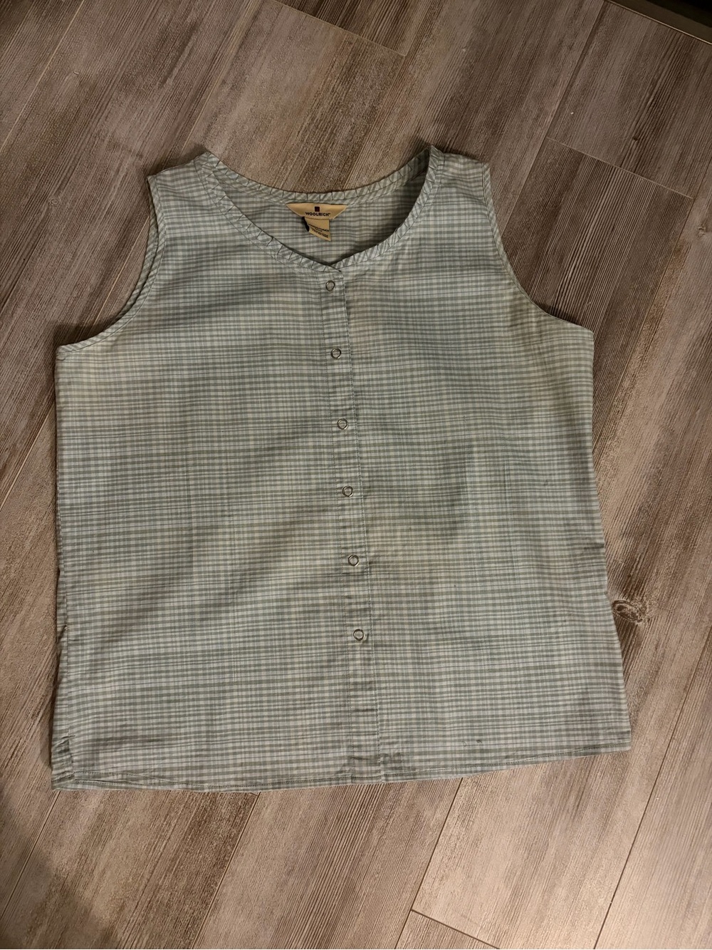 Woolrich Plaid Sleeveless Top